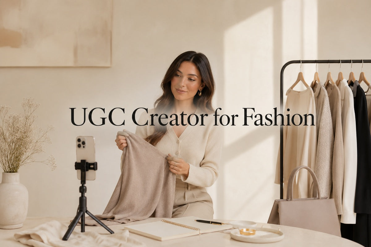 How to Become a UGC Creator for Fashion Brands
