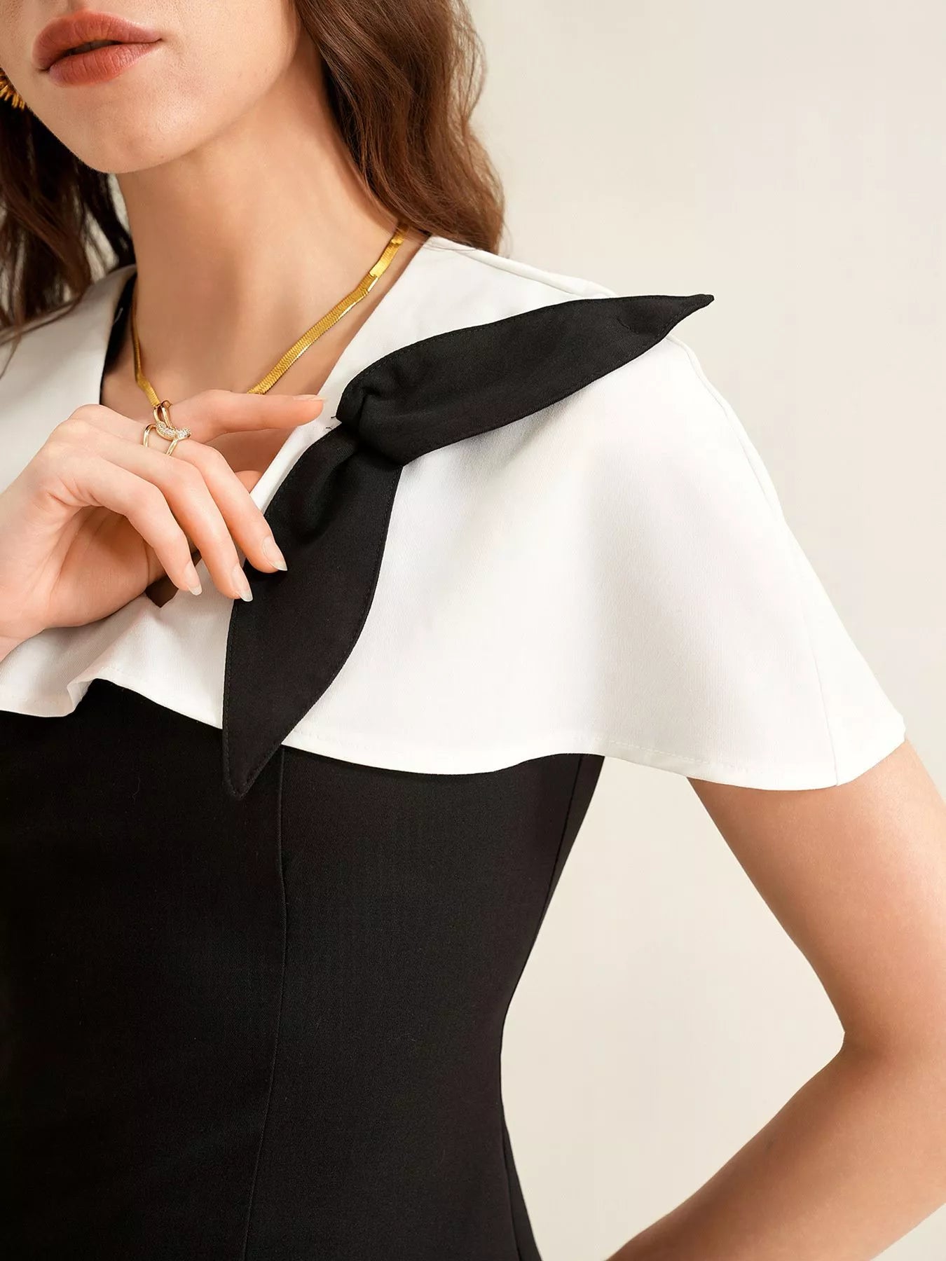 Conjunto de Top Peplum con Pantalón de Pierna Ancha