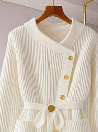 Knitwear Cardigan with Belt