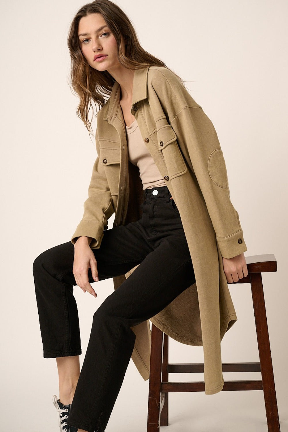 French Longline Shacket